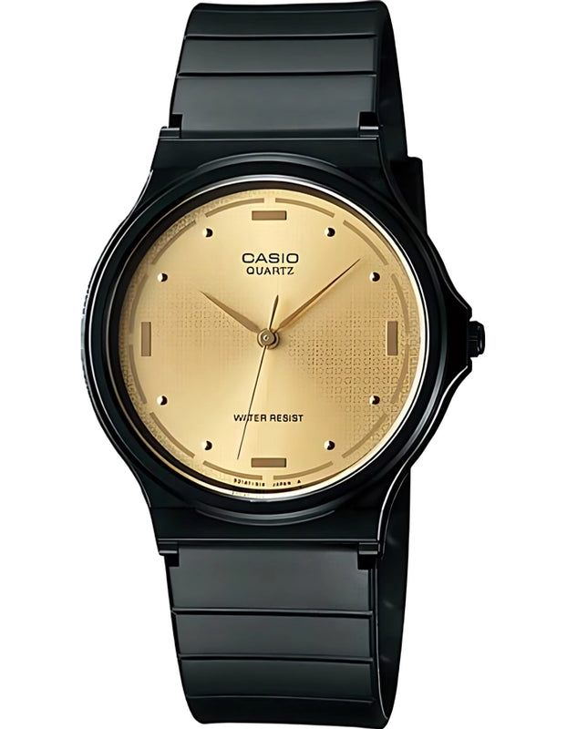 CASIO Men Analog Gold Dial Watch - MQ-76-9ALDF