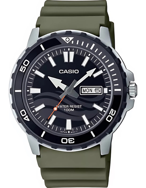 CASIO Men Analog Black Dial Watch - MTD-125-3AVDF