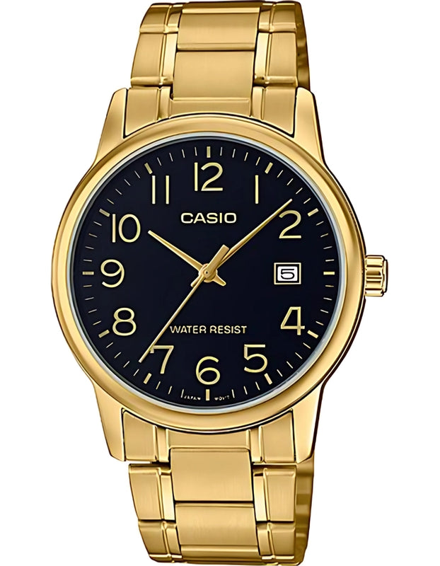 CASIO Men Analog Black Dial Watch - MTP-V002G-1BUDF