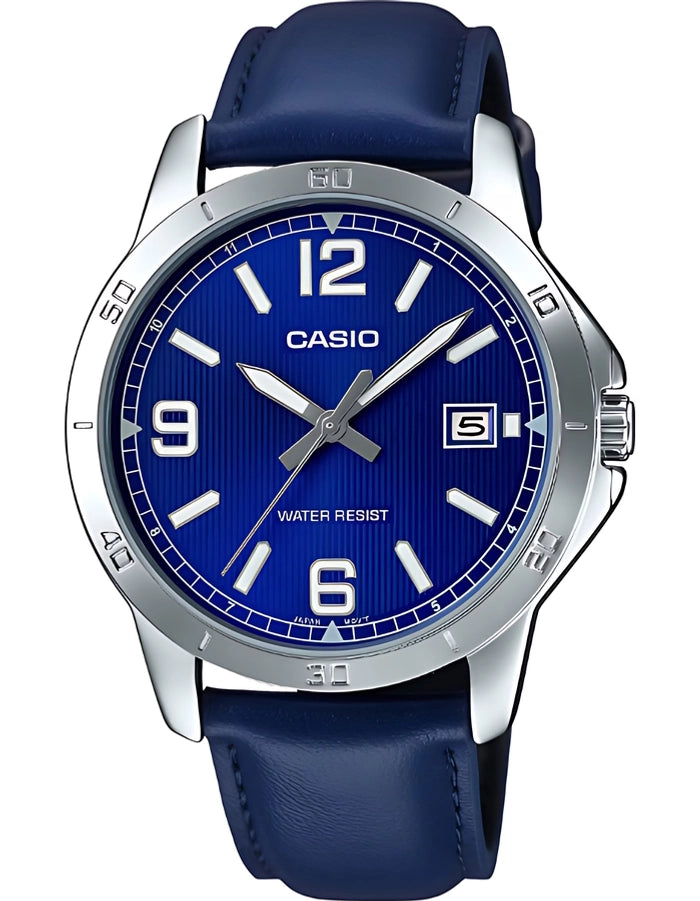 CASIO Men Analog Blue Dial Watch - MTP-V004L-2B