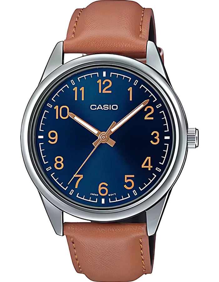 CASIO Men Analog Blue Dial Watch - MTP-V005L-2B4UDF
