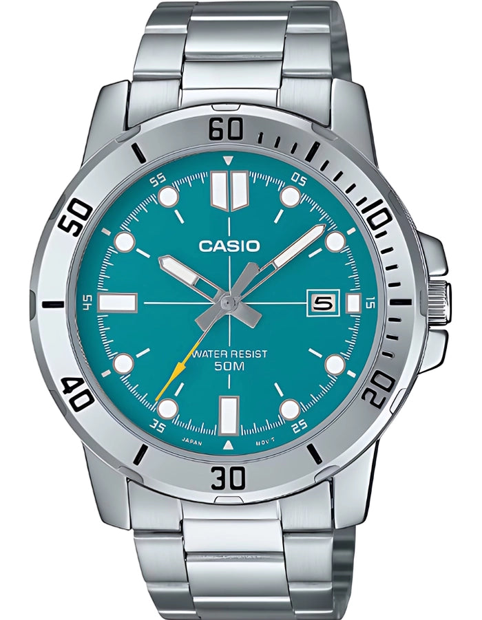 CASIO Men Analog Blue Dial Watch - MTP-VD01D-3E2VUDF