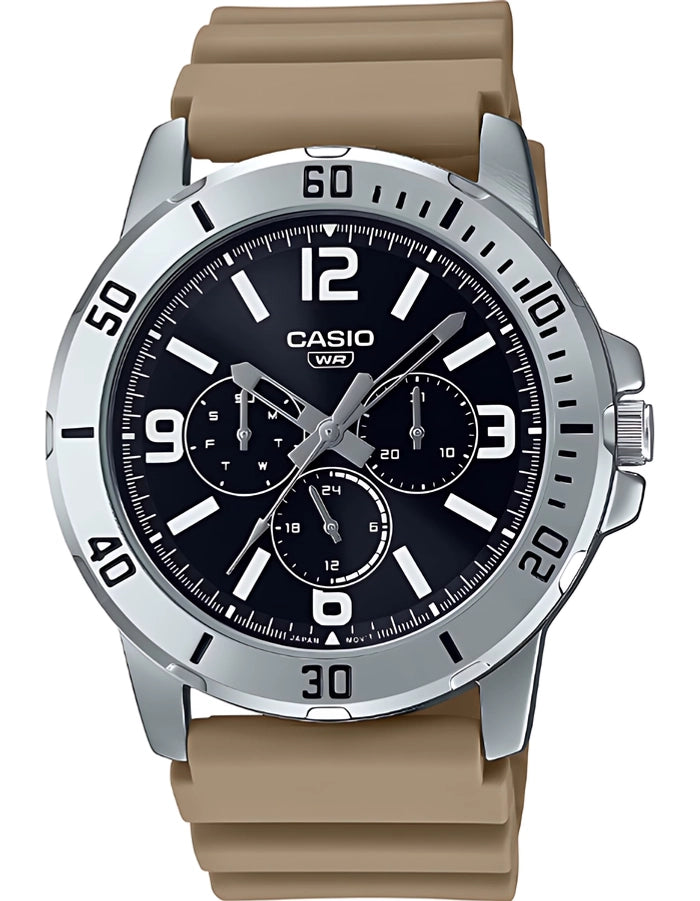 CASIO Men Analog Black Dial Watch - MTP-VD300-5BUDF
