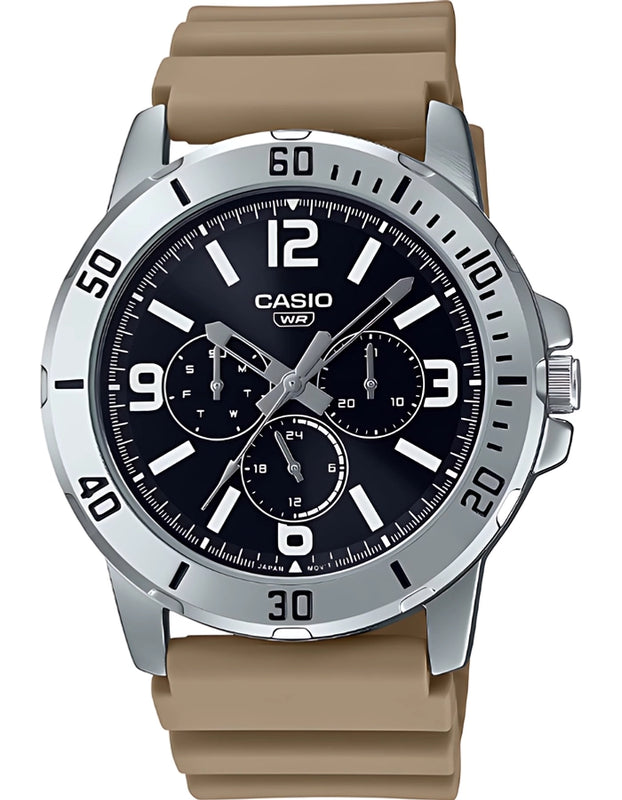 CASIO Men Analog Black Dial Watch - MTP-VD300-5BUDF