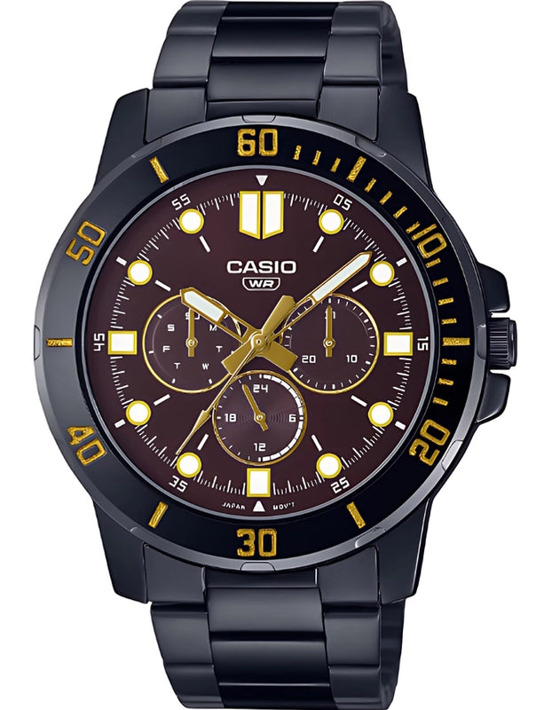 CASIO Men Analog Red Dial Watch - MTP-VD300B-5EUDF