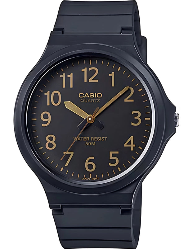 CASIO Men Analog Black Dial Watch - MW-240-1B2