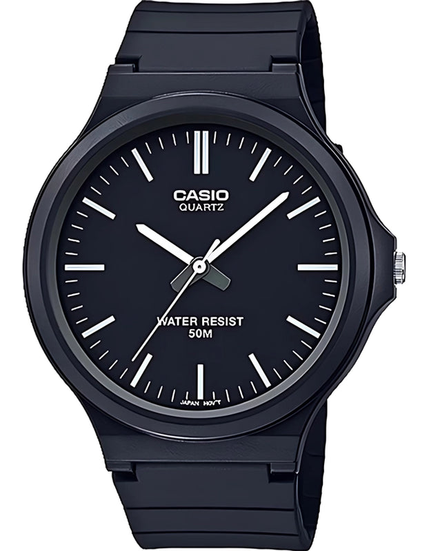 CASIO Men Analog Black Dial Watch - MW-240-1E