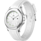 Kenneth Scott Men's Analog White Dial Watch - K24014-SSWW