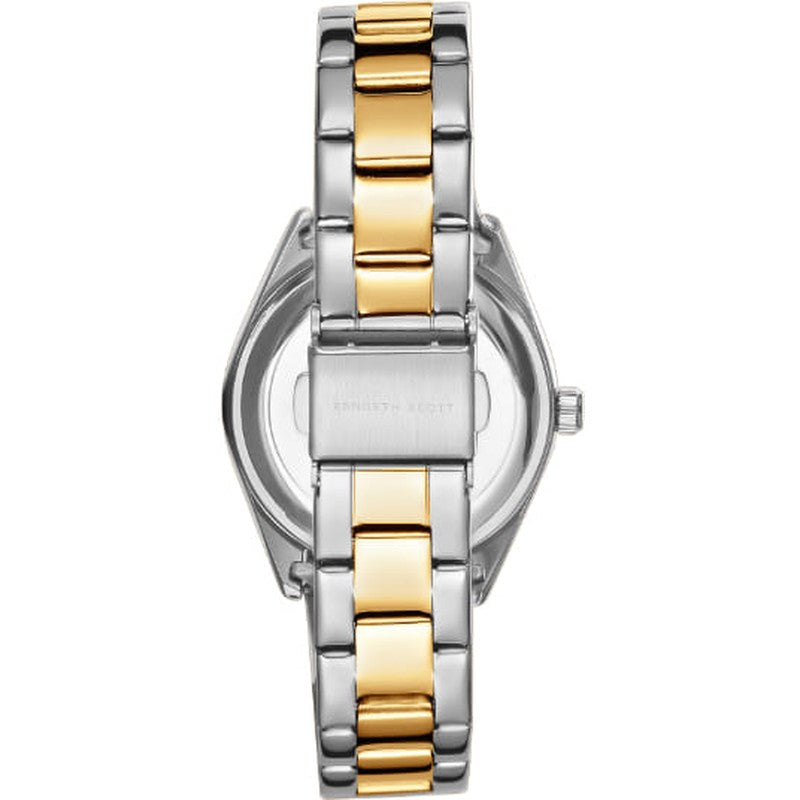 Kenneth Scott Women's Analog White Dial Watch - K24509-TBTW