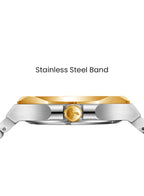 ساعة تورنادو أورورا إيون الرجالية التناظرية ذات المينا الأخضر الغابي - T21001-TBSHG