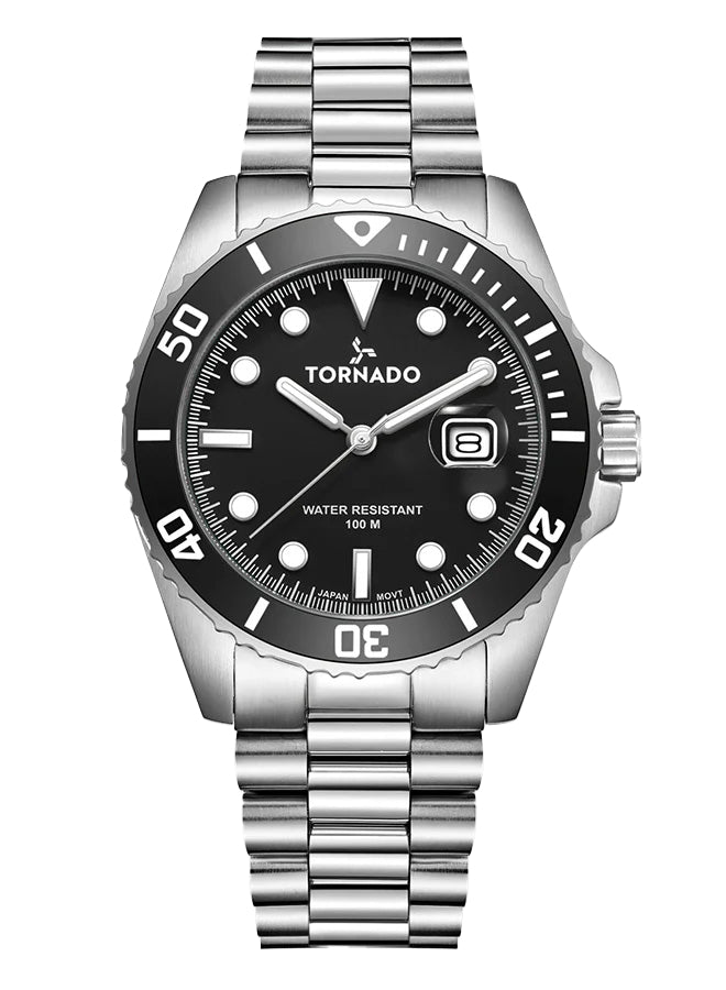 Tornado LUMINA ANALOG Men's Analog Black Dial Watch - T22001-SBSB