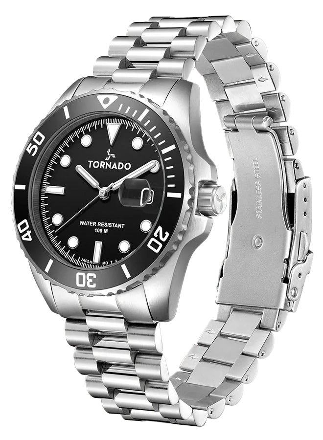 Tornado LUMINA ANALOG Men's Analog Black Dial Watch - T22001-SBSB