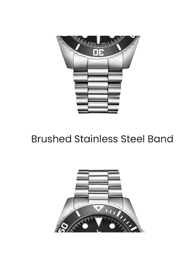 Tornado LUMINA ANALOG Men's Analog Black Dial Watch - T22001-SBSB