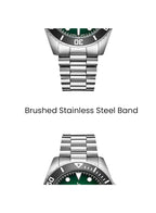Tornado LUMINA ANALOG Men's Analog Green Dial Watch - T22001-SBSHB