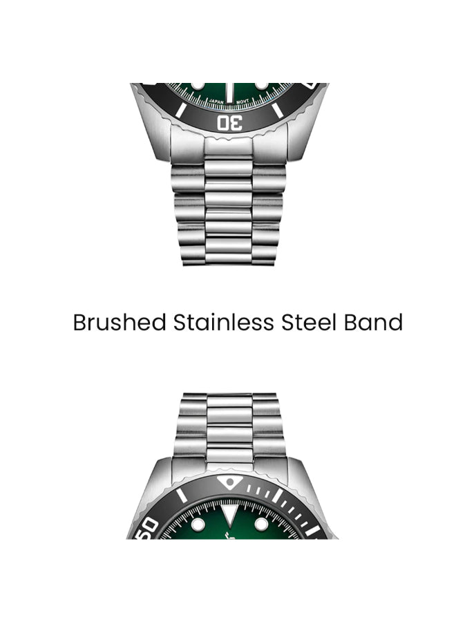 Tornado LUMINA ANALOG Men's Analog Green Dial Watch - T22001-SBSHB