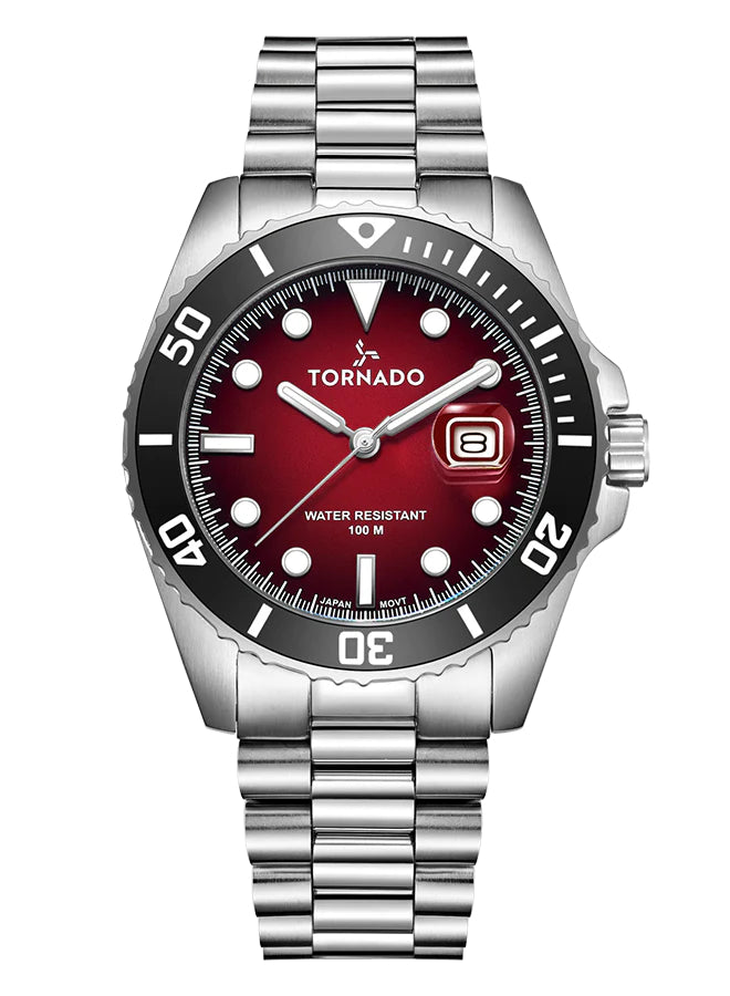 Tornado LUMINA ANALOG Men's Analog Maroon Dial Watch - T22001-SBSMB