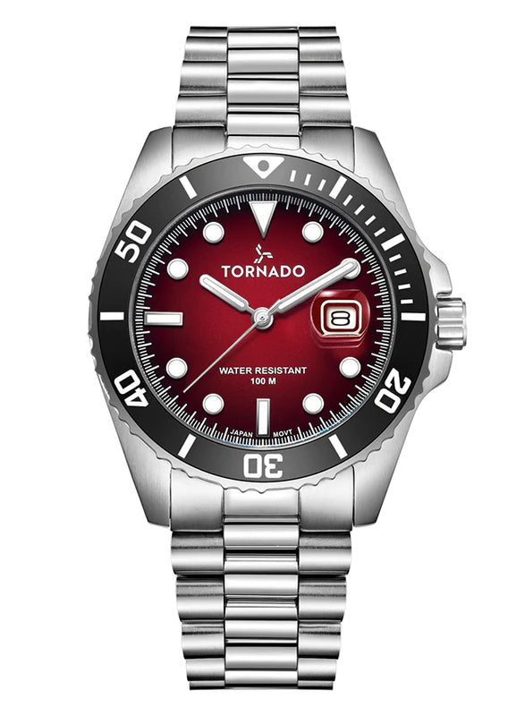 Tornado LUMINA ANALOG Men's Analog Maroon Dial Watch - T22001-SBSMB