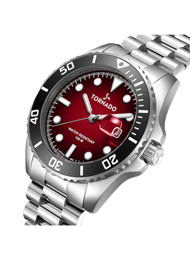 Tornado LUMINA ANALOG Men's Analog Maroon Dial Watch - T22001-SBSMB