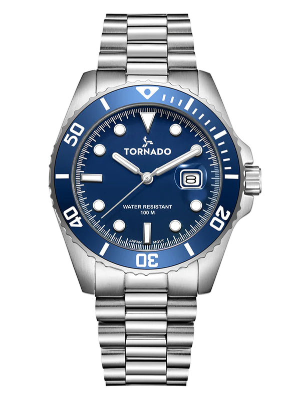 Tornado LUMINA ANALOG Men's Analog Blue Dial Watch - T22001-SBSN