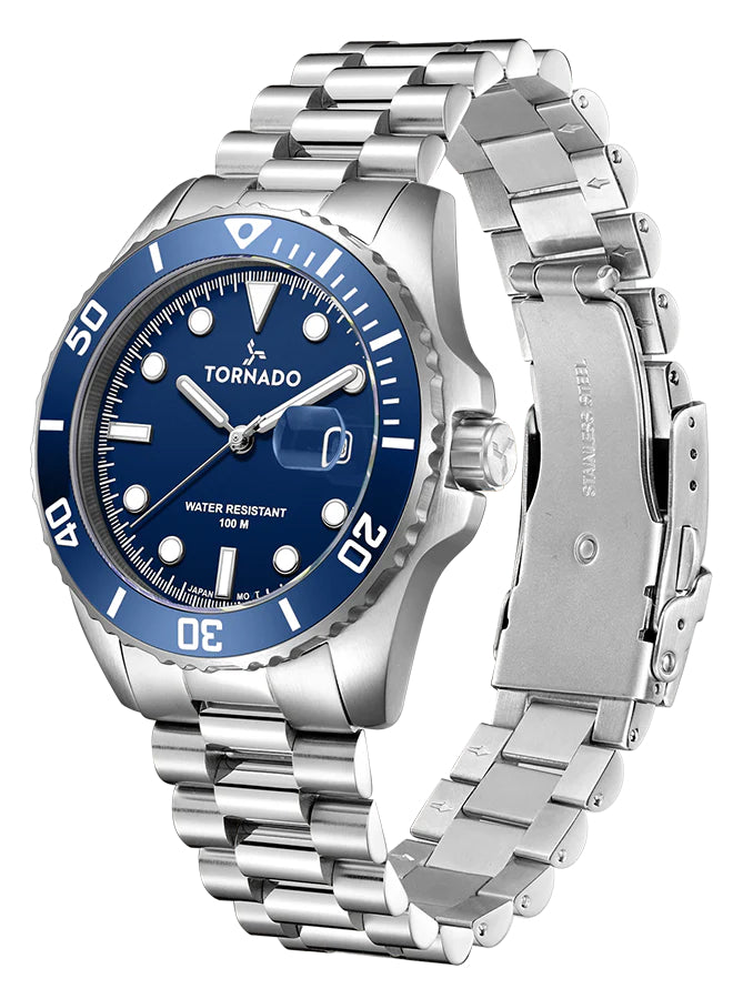 Tornado LUMINA ANALOG Men's Analog Blue Dial Watch - T22001-SBSN