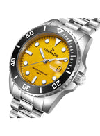Tornado Men Analog Yellow Dial Watch - T22001-SBSYB