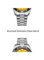 Tornado Men Analog Yellow Dial Watch - T22001-SBSYB