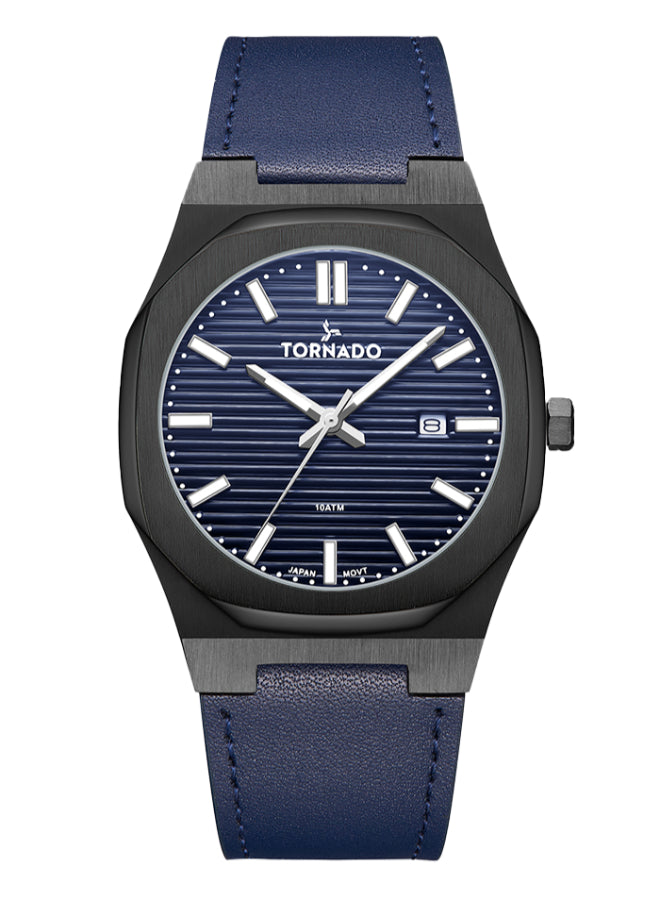 Tornado SPECTRA Men's Analog Dark Blue Dial Watch - T22002-BLNN