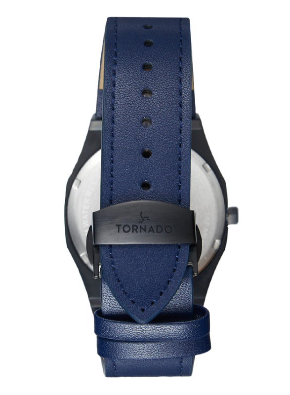 Tornado SPECTRA Men's Analog Dark Blue Dial Watch - T22002-BLNN