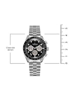 Tornado COSMIC CHRONO Men's Chronograph Black Dial Watch - T22103-SBSB
