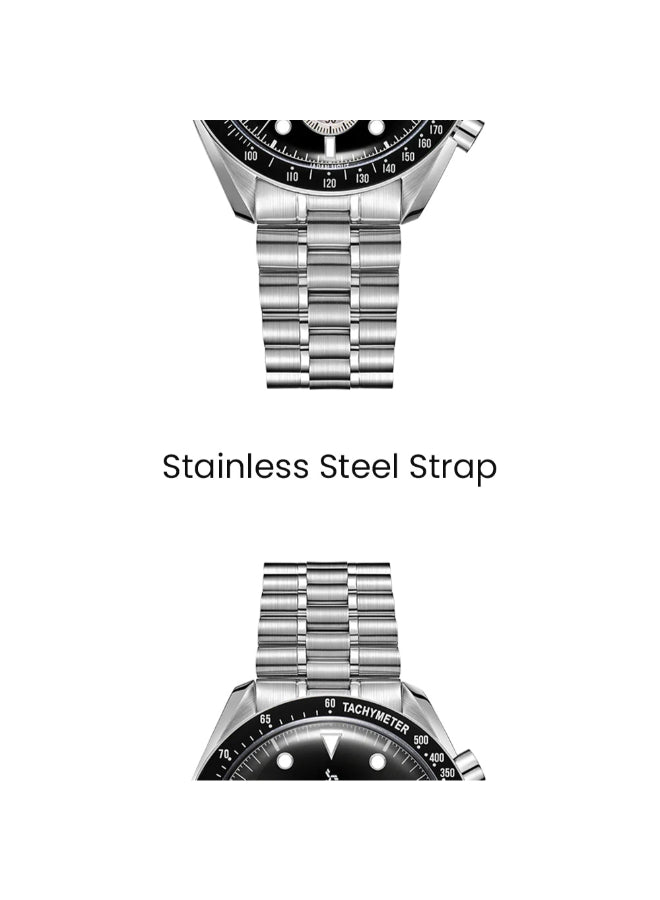 Tornado COSMIC CHRONO Men's Chronograph Black Dial Watch - T22103-SBSB