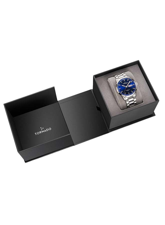 Tornado SPECTRA ANALOG Men's Analog Dark Blue Dial Watch - T23001-SBSN