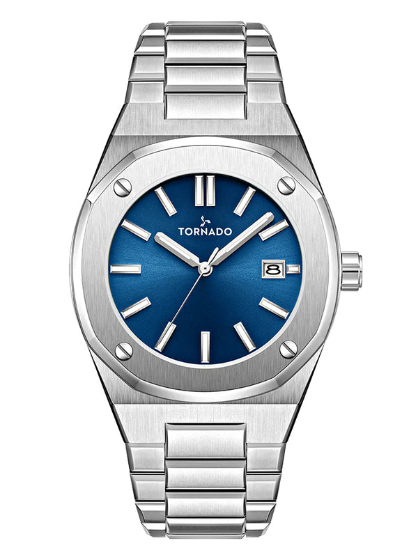 Tornado AURORA TWILIGHT Men's Analog Dark Blue Dial Watch - T23003-SBSN