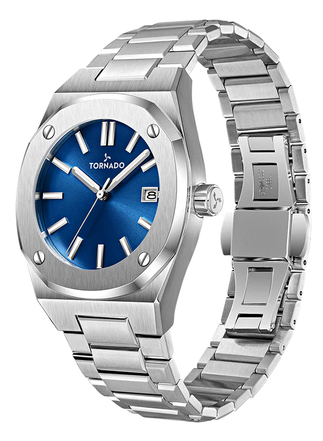 Tornado AURORA TWILIGHT Men's Analog Dark Blue Dial Watch - T23003-SBSN