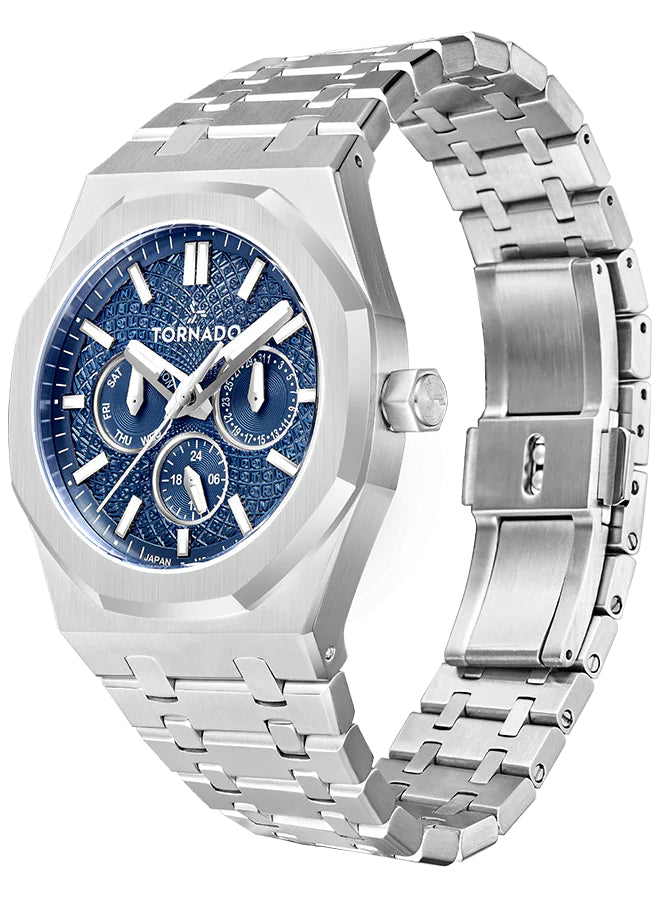 Tornado AURORA NOVA Men's Multi Function Blue Dial Watch - T23104-SBSL