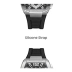 Tornado XENITH Men's Multi Function Black Dial Watch - T23105-SSBB