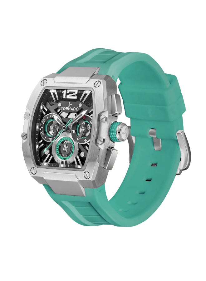 Tornado XENITH Men's Analog Black Dial Watch - T23105-SSHB