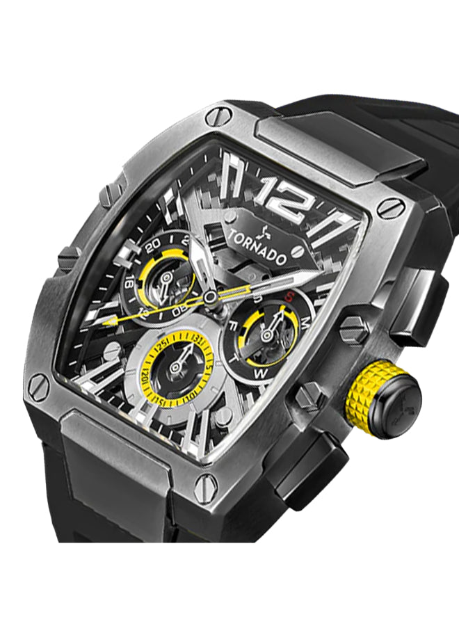 Tornado XENITH Men's Analog Black Dial Watch - T23105-XSBB