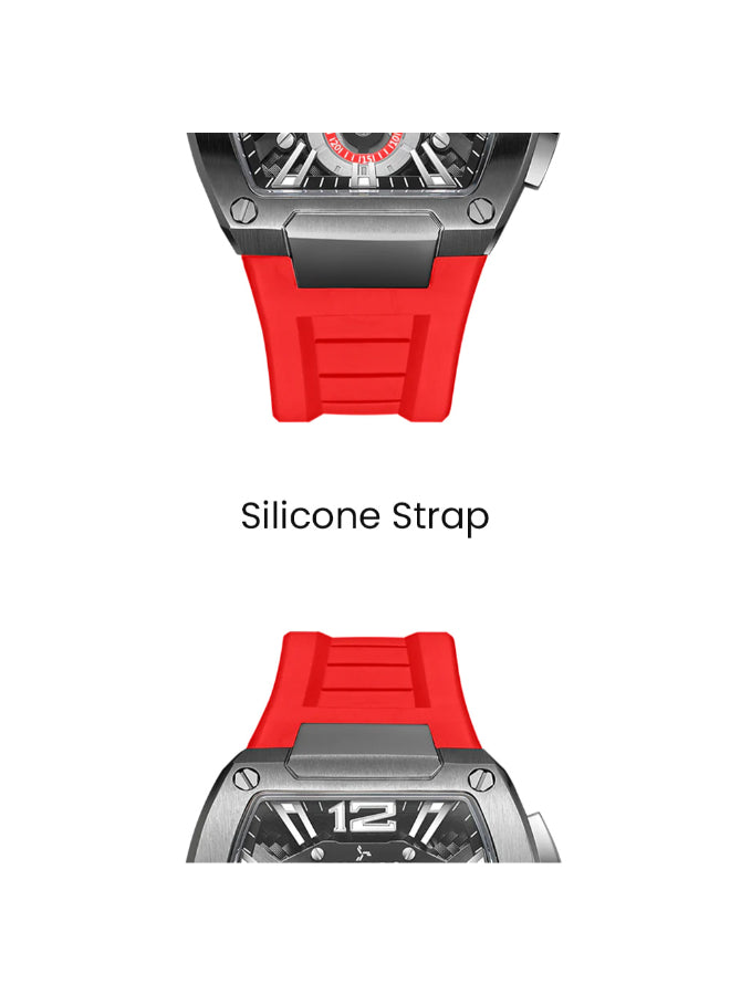 Tornado XENITH Men's Multi Function Black Dial Watch - T23105-XSRB