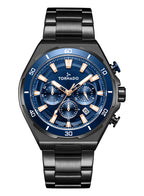 Tornado Stellar X Men's Multi Function Blue Dial Watch - T24104-BBBN