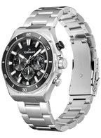 Tornado Stellar X Men's Multi Function Black Dial Watch - T24104-SBSB