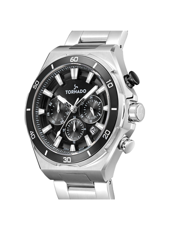 Tornado Stellar X Men's Multi Function Black Dial Watch - T24104-SBSB