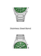 Tornado Aurora Nova Men's Multi Function Green Dial Watch - T24105-SBSH