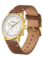 Tornado Classic Men's Multi Function Silver Dial Watch - T24108-GLDW