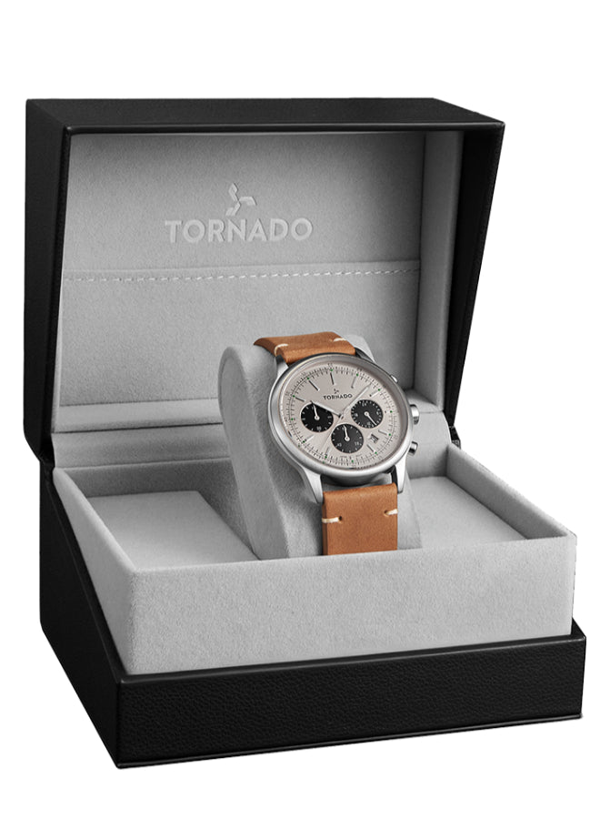 Tornado Classic Men's Multi Function Blue Dial Watch - T24108-SLEI