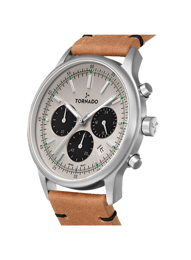 Tornado Classic Men's Multi Function Blue Dial Watch - T24108-SLEI