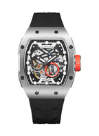 Tornado XENITH Men's Automatic Black Dial Watch - T24302-SSBB