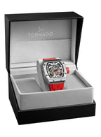 Tornado XENITH Men's Automatic Black Dial Watch - T24302-SSRB