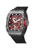 TORNADO XENITH Men's Automatic Red  Dial Watch - T24302-XSBB