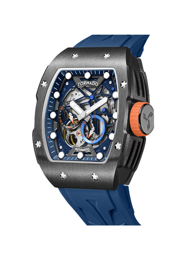 Tornado XENITH Men's Automatic Dark Blue Dial Watch - T24302-XSNN