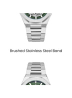 Tornado AUTONOVA AUTOMATIC Men's Automatic Green Dial Watch - T24303-SBSH